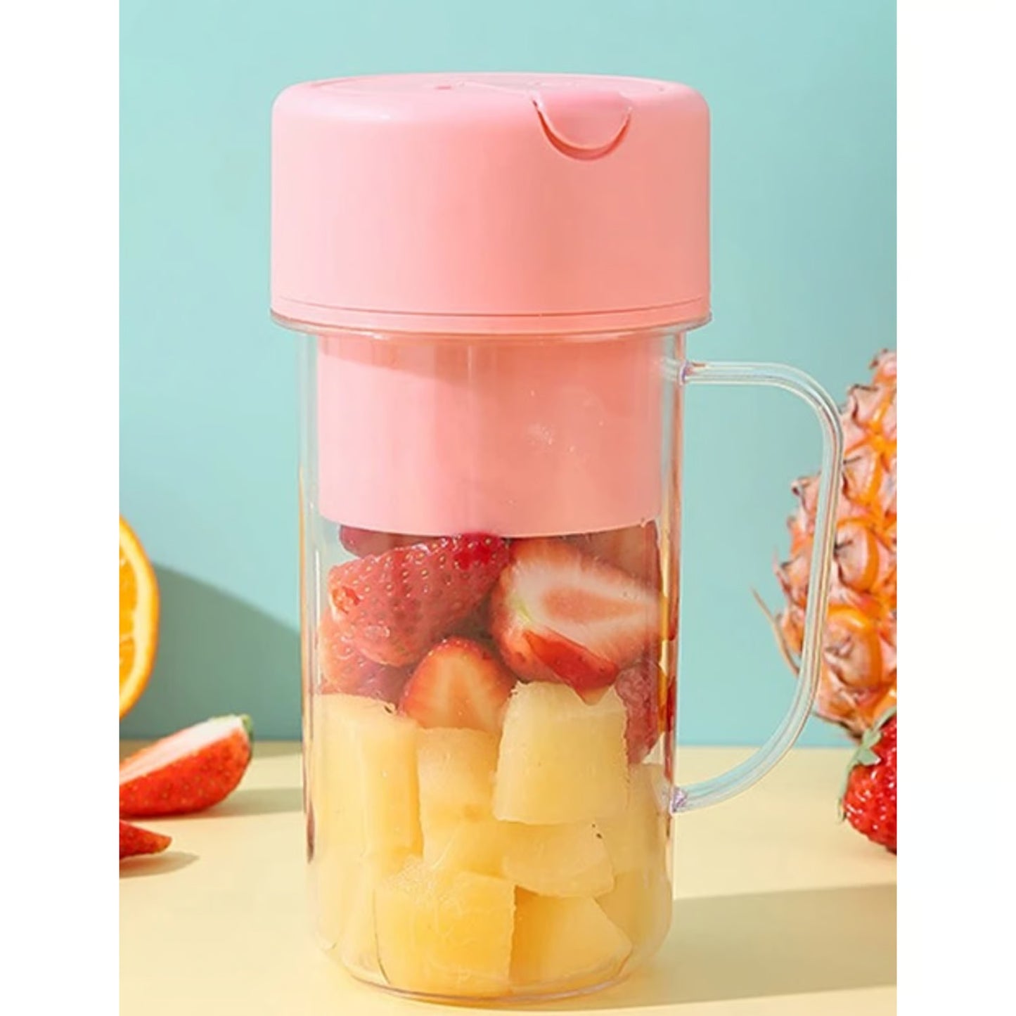 VASO LICUADORA CON PITILLO PORTATIL