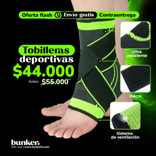 Tobillera Ajustable – Protección, Estabilidad y Alivio en un Solo Paso
